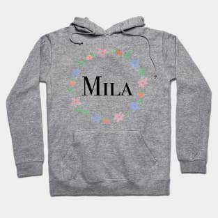 Mila name design Hoodie